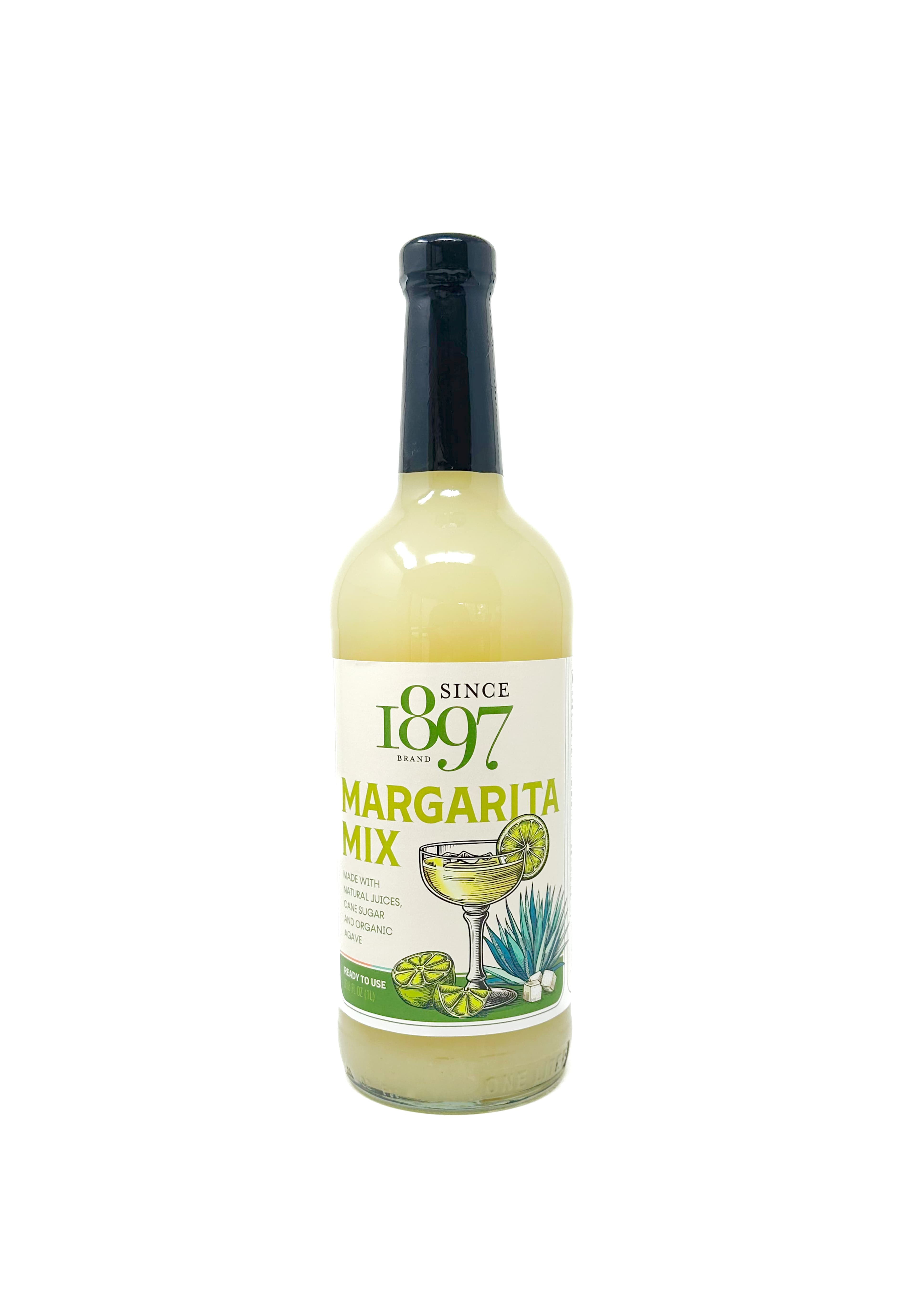 Since 1897 Margarita Mix in a 1 liter glass bottle